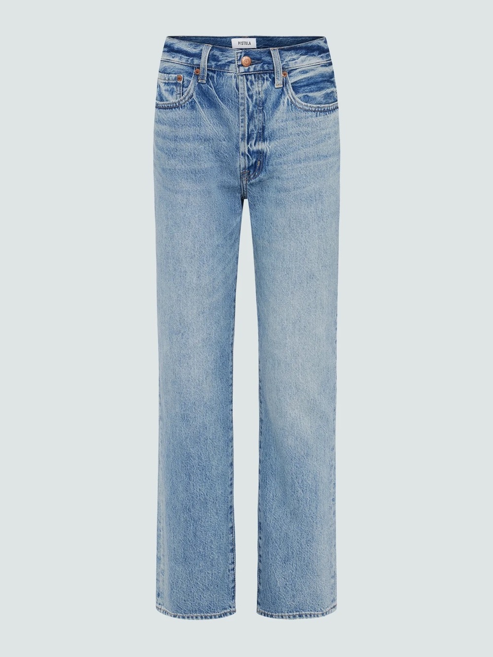 PISTOLA $188 CASSIE HIGH RISE STRAIGHT JEAN IN BRAMBLE